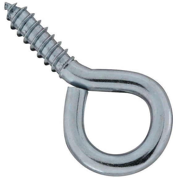 Stanley Hardware 751080 2-3/16" Zinc Plated Screw Eyes Large Eye, 3 Count