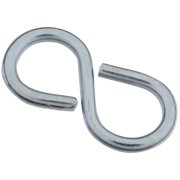 Stanley Hardware 759176 1-5/8" Zinc Closed S Hook, 4 Count