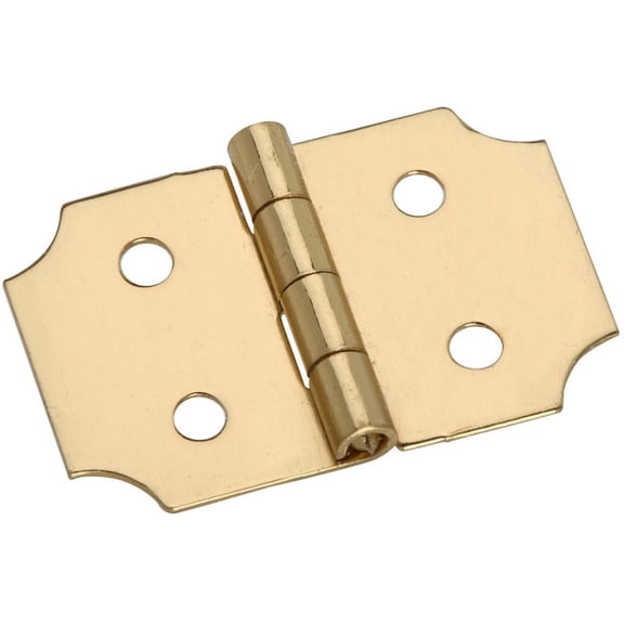 Stanley Hardware 803350 Solid Brass Ornamental Hinge, 2 Count