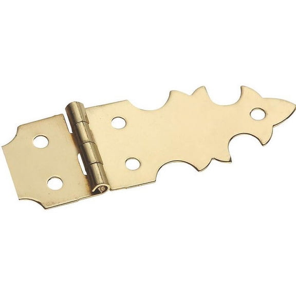 Stanley Hardware 803420 Solid Brass Ornamental Hinge, 2 Count