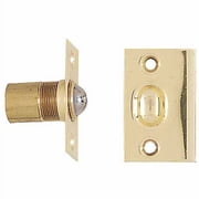 Stanley Hardware 803944 Solid Brass Adjustable Ball Cabinet Catch