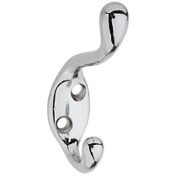 Stanley Hardware 806711 Chrome Coat & Hat Hook