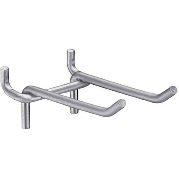 Stanley Hardware 819660 5" Heavy Duty Double Straight Pegboard Hooks 2 Count