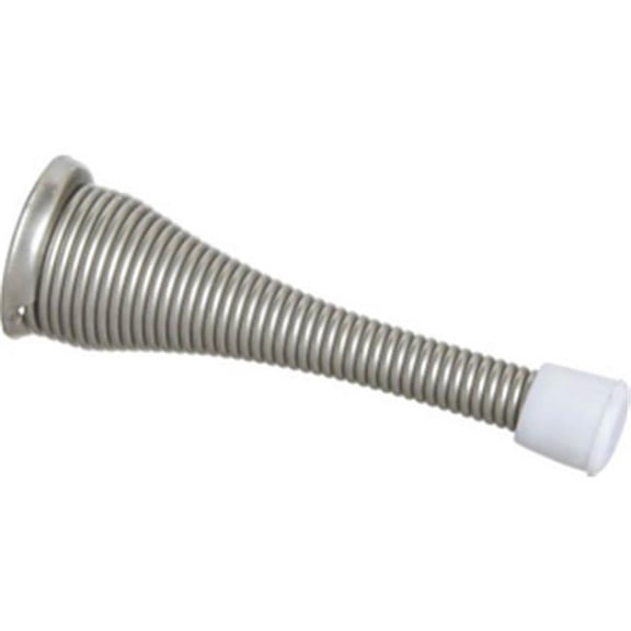 Stanley Hardware 830167 Spring Door Stop, Satin Nickel