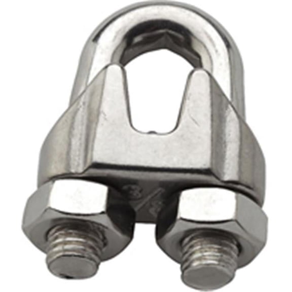 Stanley Hardware 850859 Wire Cable Clamp, Stainless Steel - .38 In.
