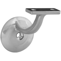 National Hardware N830-127 Handrail Bracket, 250 lb, Zinc, Satin Nickel