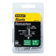 Stanley Hardware PAA54-5B 5/32 X 1/4 Aluminum Rivets 50 Count