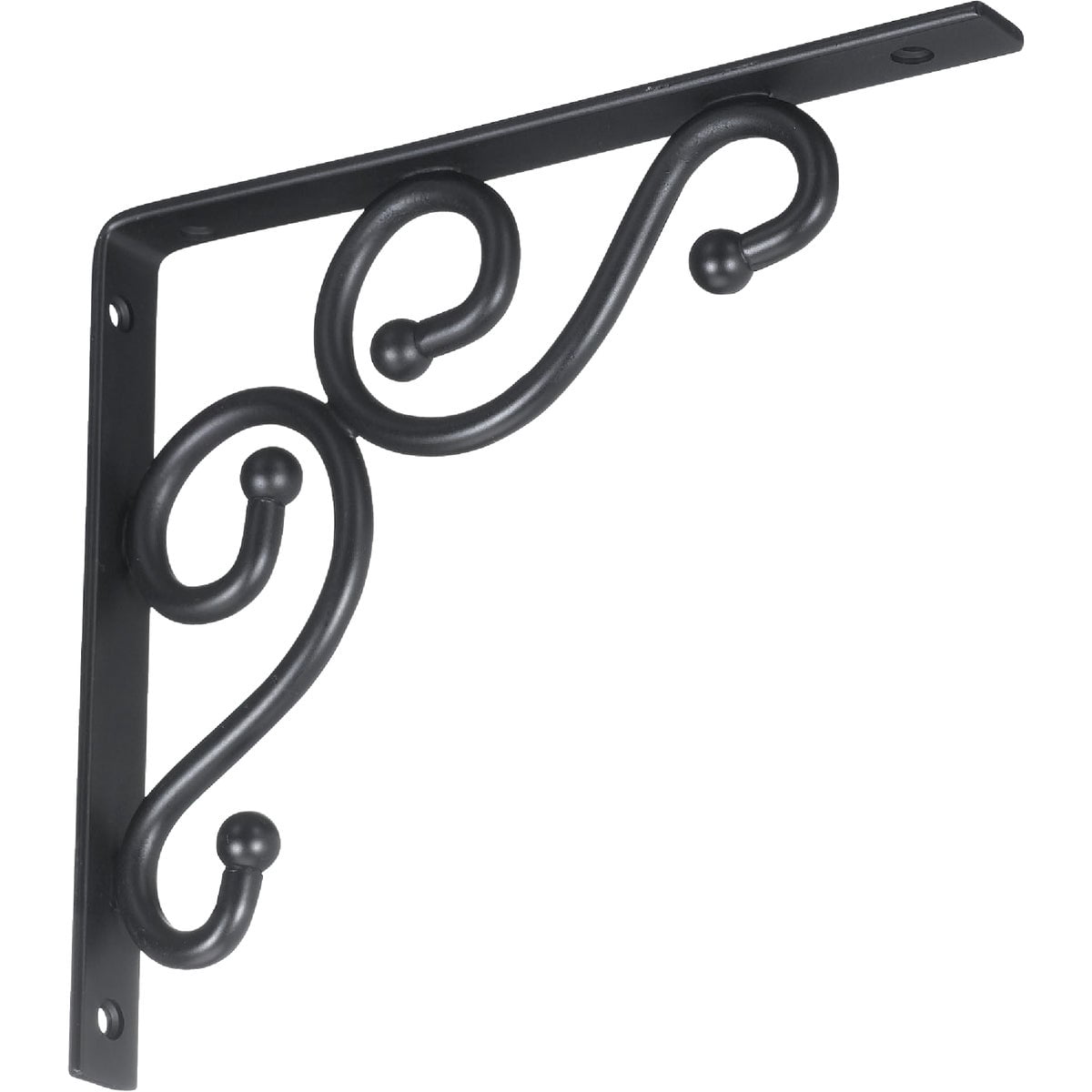 Stanley Hardware S250-590 773BC Ornamental Shelf Bracket in Black