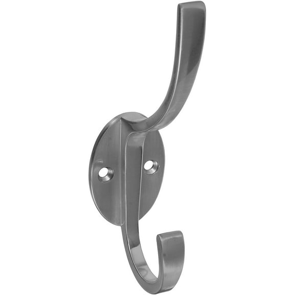 Stanley Hardware S806-927 V8009 Modern Coat and Hat Hook in Satin Nickel