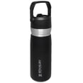 thumbnail image 1 of Stanley Insulated IceFlow Flip Straw Water Bottle 22oz - Matte Black, 1 of 6
