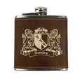 thumbnail image 1 of Stanley Irish Coat of Arms Leather Flask - Rustic Brown, 1 of 1