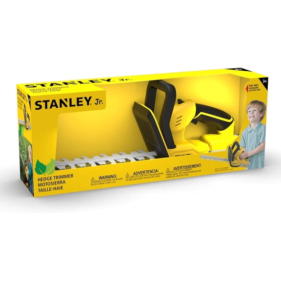 Stanley Jr Kids Hedge Trimmer - Battery Operated Toy Hedge Trimmer for Kids - Fun Pretend Play Tool for Outdoor Adventures - Safe and Realistic Design for Little Gardeners. Ages 3+