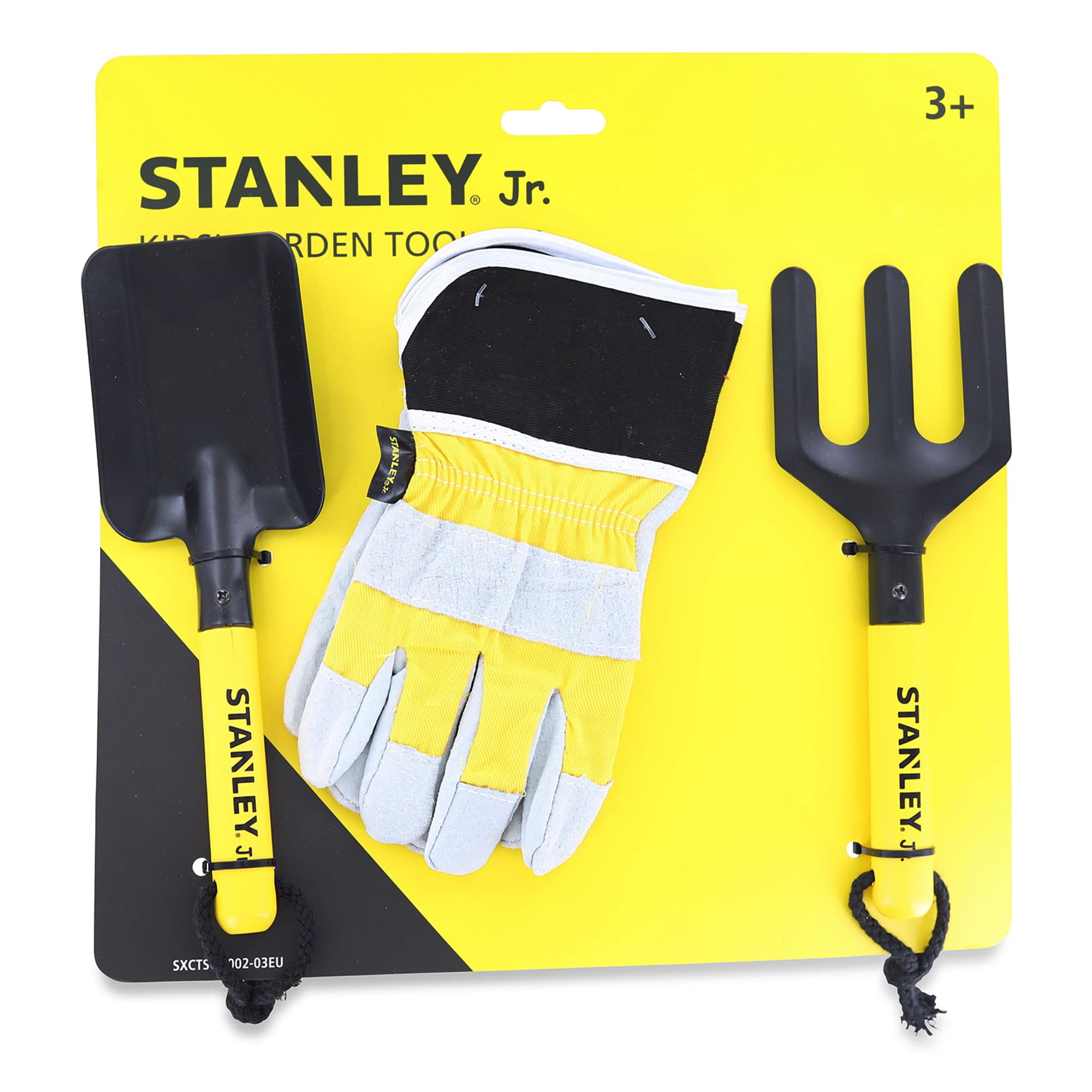 Stanley JR Garden Hand Spade Fork Gloves (3 Piece)