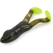 Stanley Ribbit Hot Foot Frog 5 Per Pack - Green Pump Red Pearl/Chartreuse Feet SRFH-805