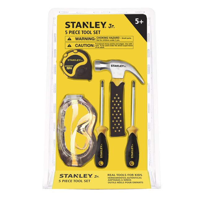 Stanley Jr Construction Play Tool Set 5Pc Walmart stanley-jr-construction-play-tool-set-5pc-walmart