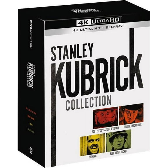 Stanley Kubrick 4K Collection - 9-Disc Box Set ( 2001: A Space Odyssey / A Clockwork Orange / The Shining / Full Metal Jacket ) [ Blu-Ray, Reg.A/B/C Import - Belgium ]