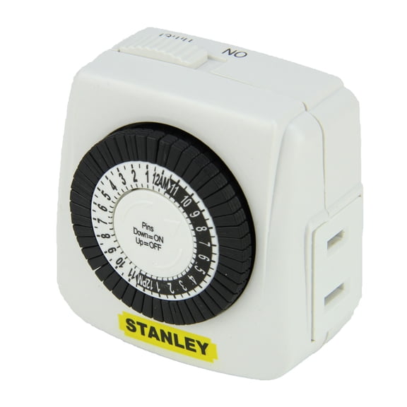 Stanley LampMaster Mini Indoor 1-Outlet Polarized 24 Hour Timer