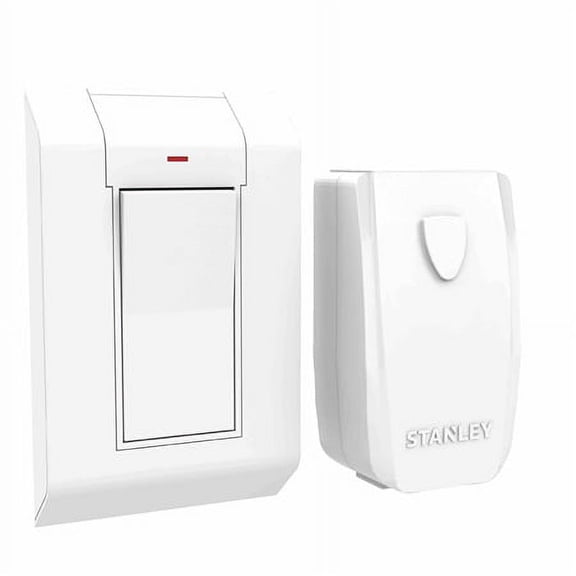 Stanley Light Switch Remote w/Wall Mountable Transmitter