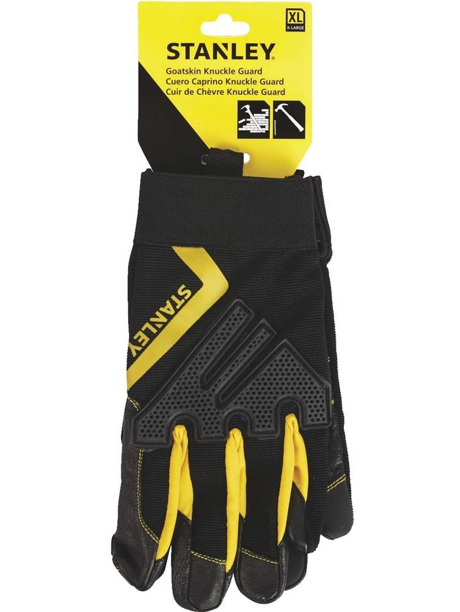 Stanley Men's XL Goatskin Leather Mechanic High Performance Glove S77604