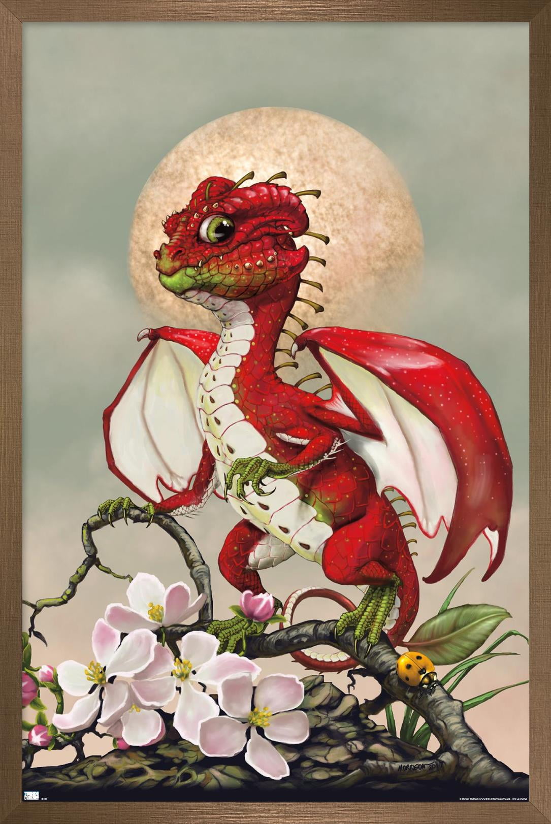 Raspberry Dragon iPhone 14 Case by Stanley Morrison - Fine Art America