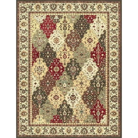 Stanley Multi / Beige Traditional Area Rug