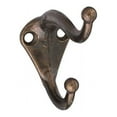 thumbnail image 1 of Stanley N181-081 Antique Brass Coat & Hat Hook - 2 Pack, 1 of 2