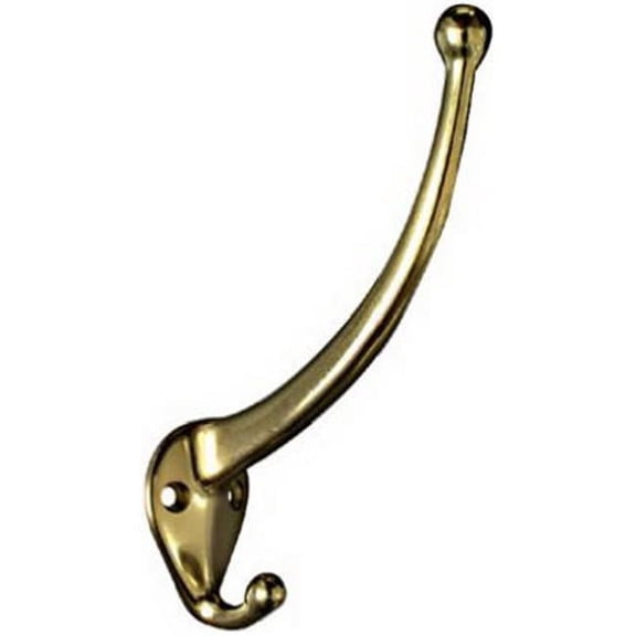 Stanley N198-135 Solid Brass Decorative Garment Hook