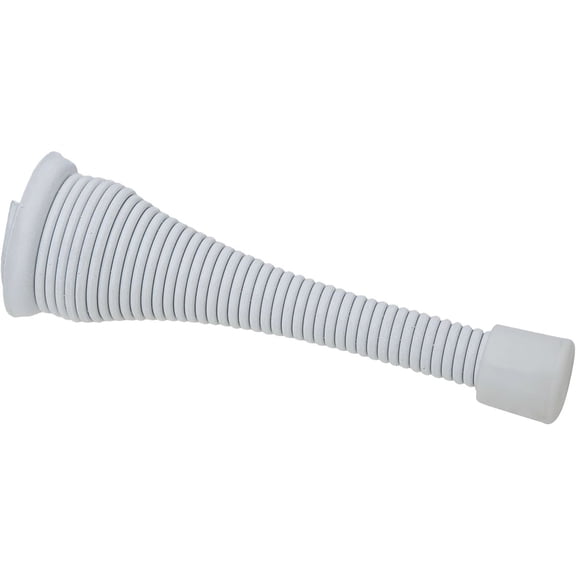 Stanley N265-256 3 in. Spring Door Stop, White, Pack - 2