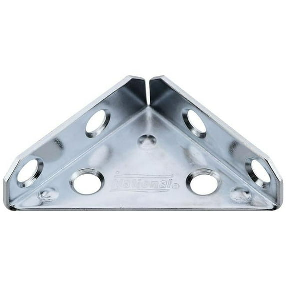 Stanley National Hardware 2 in. Corner Brace, Zinc Plated - Pack of 5