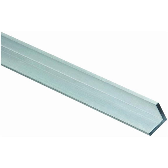 National Hardware Aluminum Solid Angle - Silver - 3/4" x 1/8" x 72"