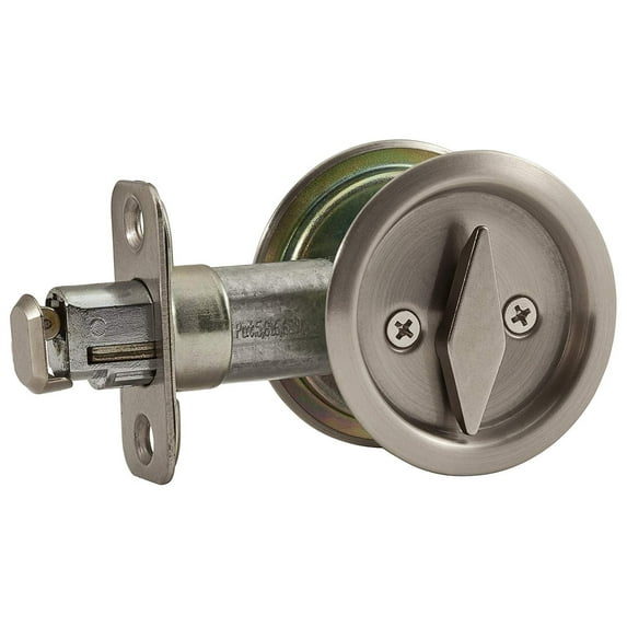 National Hardware Pocket Door Latch N350-363 - Nickel Finish, Easy Installation - Pack Of 1