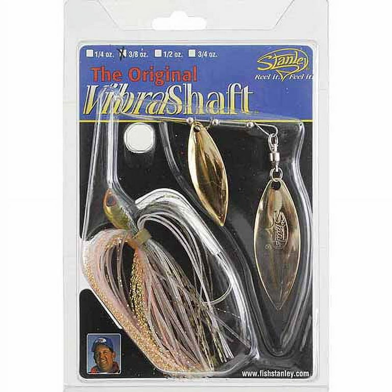 Stanley Original Vibra Shaft Spinner Bait, 3/8 oz, Bream Orange Glow