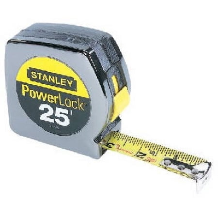 Stanley Powerlock Tape Measure, 25-Ft. x 1-In. 1 Pack