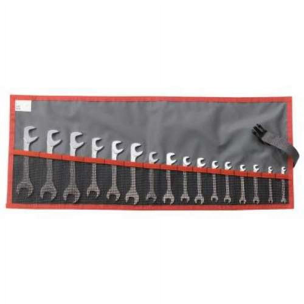 Stanley Products Wrench, Short Angle Open End 16 PC Set - 1 EA (575-FM-34.JL16T)