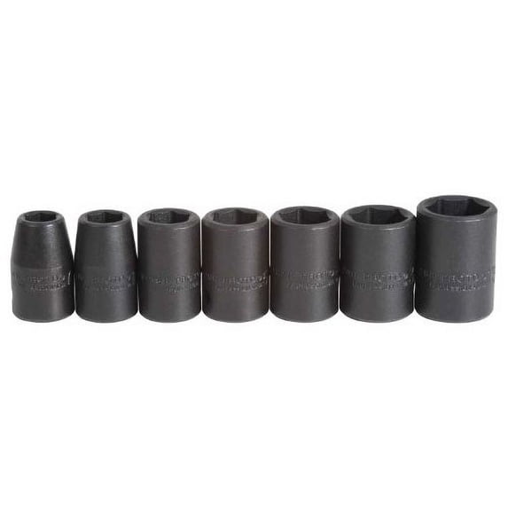 Proto 1/2In Drive 6Pt Impact Socket Set 7Pc