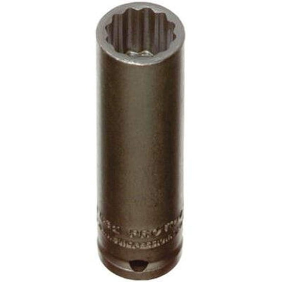 Stanley Proto J7334 1/2" Drive Deep Impact Socket, 1-1/16", 12 Point