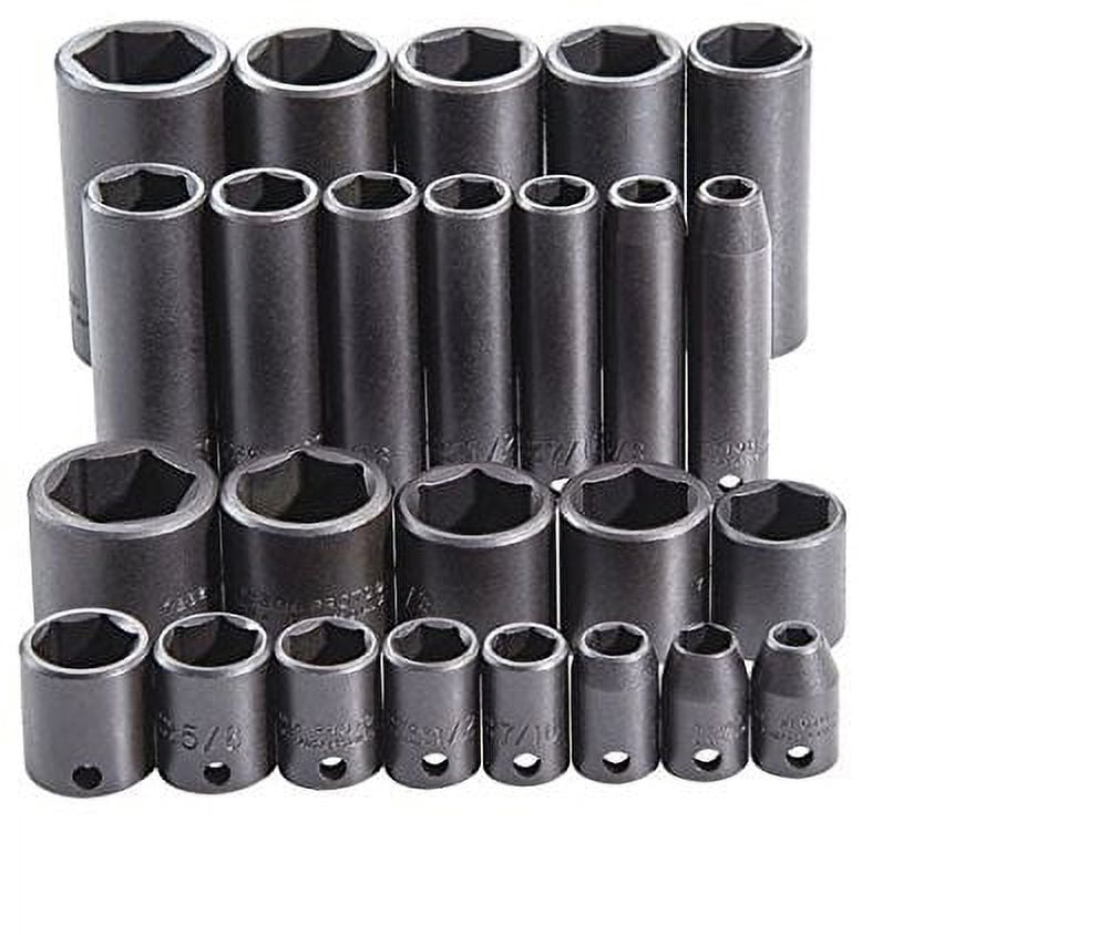 Proto 3/8In Drive 6Pt Impact Socket Set 25Pc