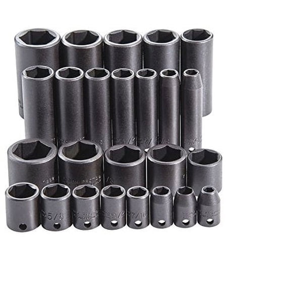 Proto 3/8In Drive 6Pt Impact Socket Set 25Pc