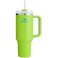 thumbnail image 1 of Stanley Quencher Flowstate 40oz Bright Lime Stainless Steel Tumbler, 1 of 5