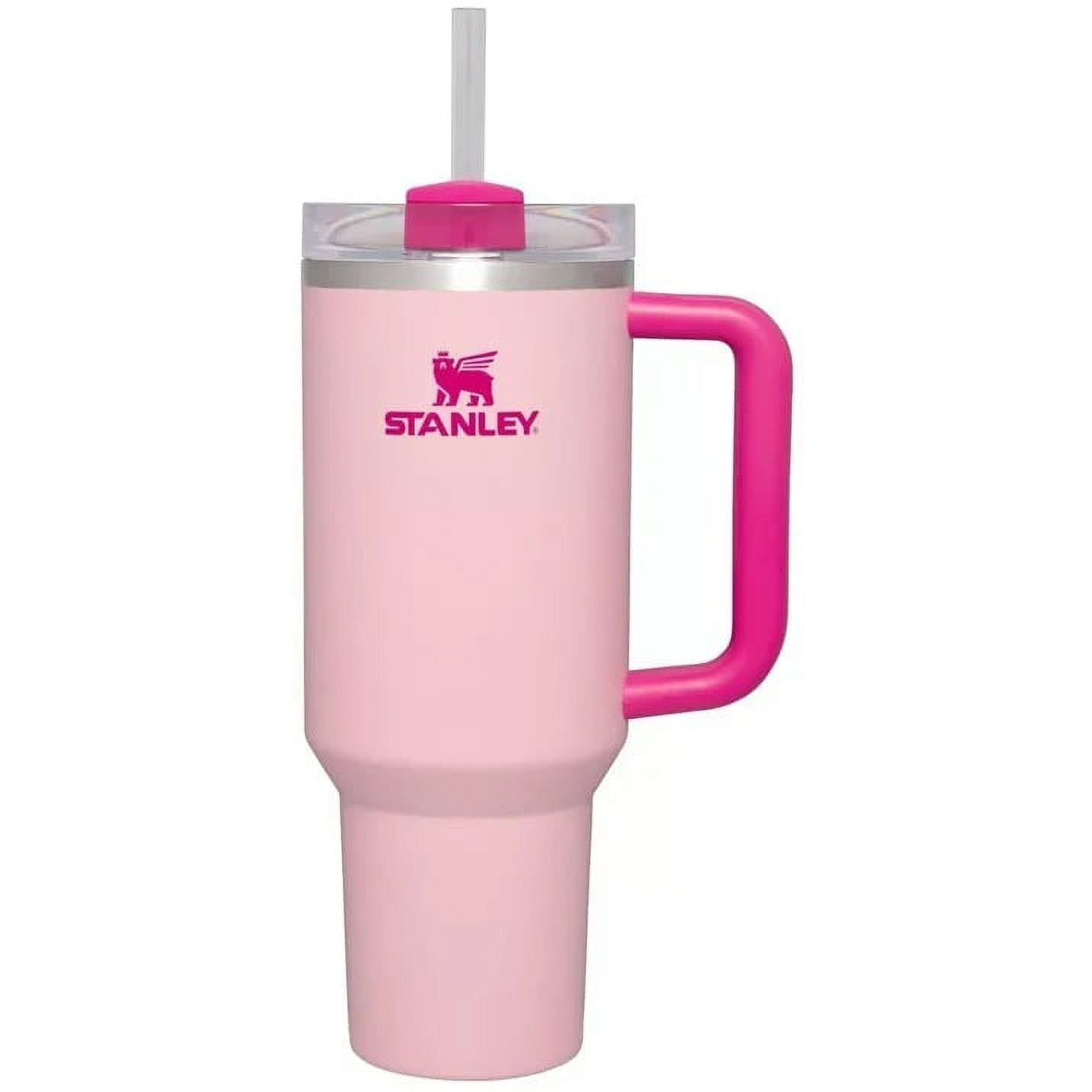 Stanley Quencher H2.0 FlowState 40oz Stainless Steel Tumbler Flamingo