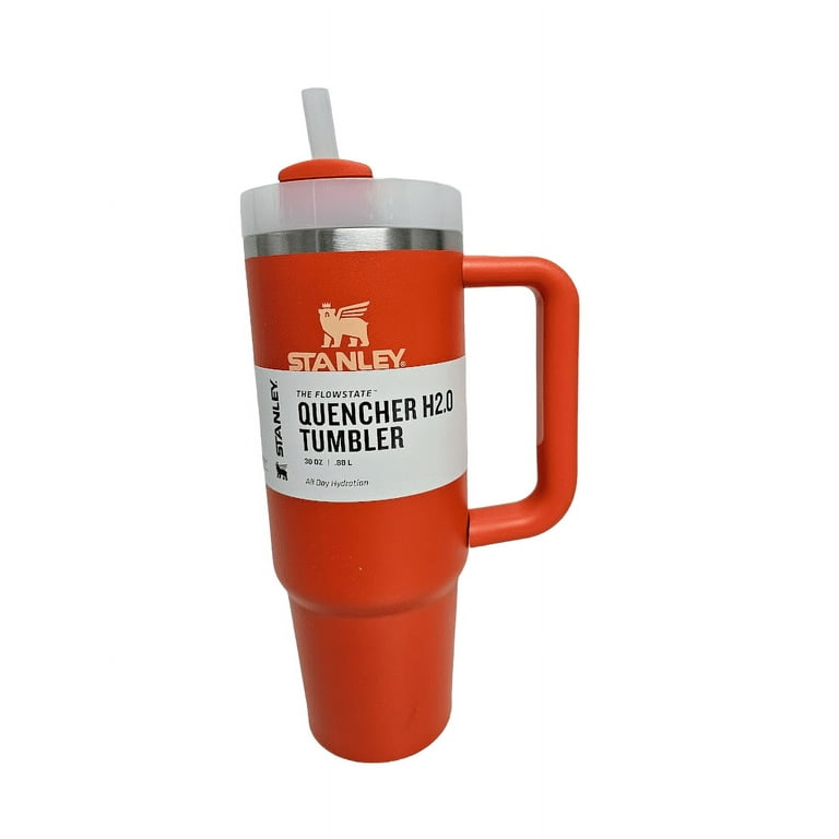 Stanley Quencher H2.0 FlowState Tumbler - 30 fl. oz. -Tigerlily, Size: 30oz, Orange