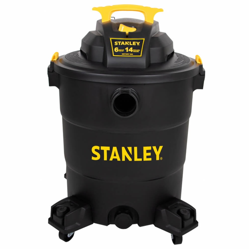 Stanley SL18199P14A, 14 Gallon, 6 HP, Cartridge Wet/Dry Vacuum Cleaner, 6' Hose, Yellow