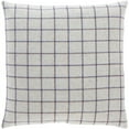 thumbnail image 1 of Stanley SLY-001 22"H x 22"W Square Pillow Cover in Dark Blue/Camel/Silver Gray, 1 of 2