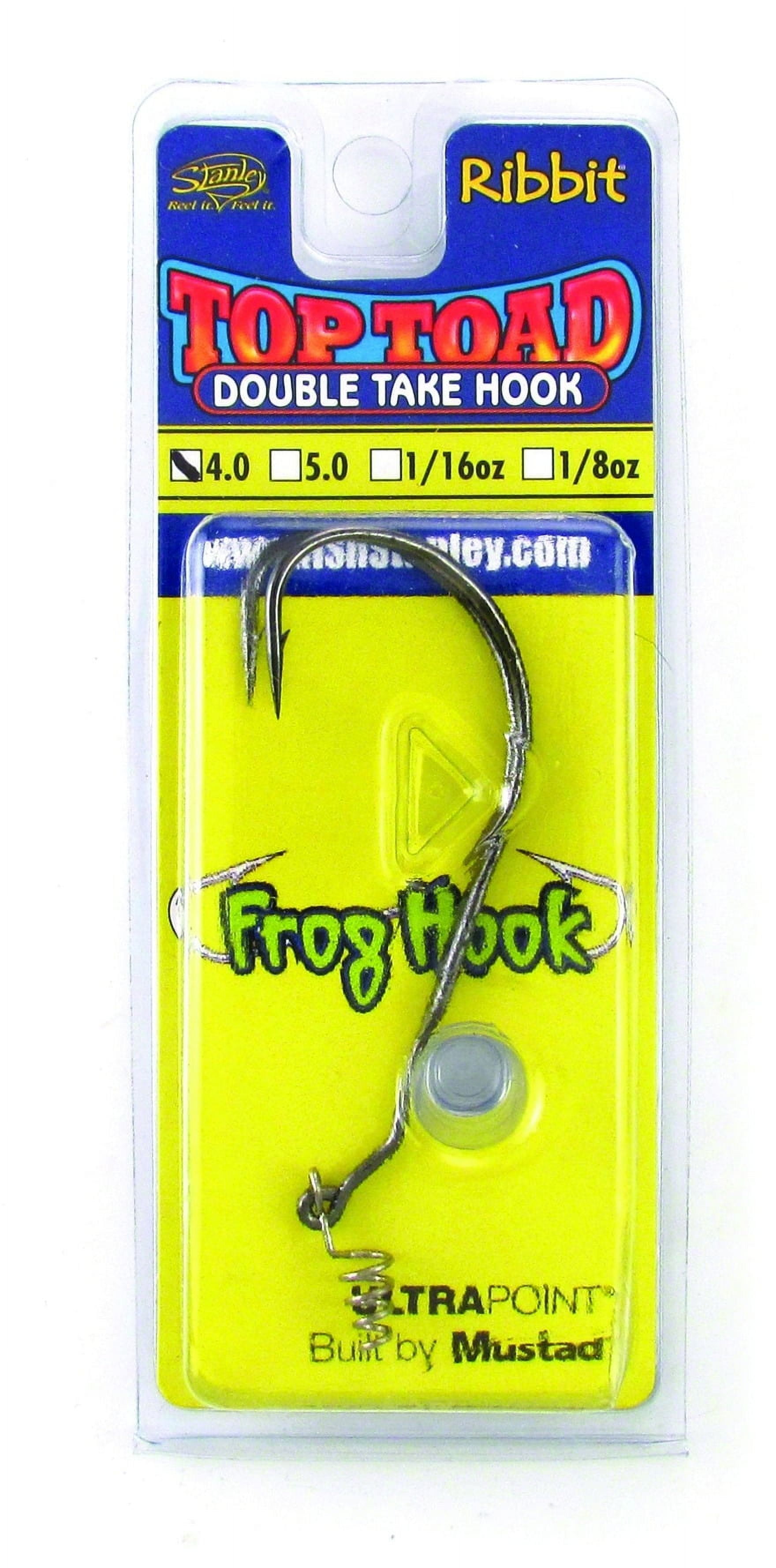 Stanley SRDT1-40 Unweighted Double Take Ribbit Hook Size 4/0 per - Main Image
