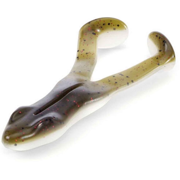 Stanley SRF-105 Baby Ribbit Frog Unrigged, 3 1/4", Green Pumpkin Red - SRF-105