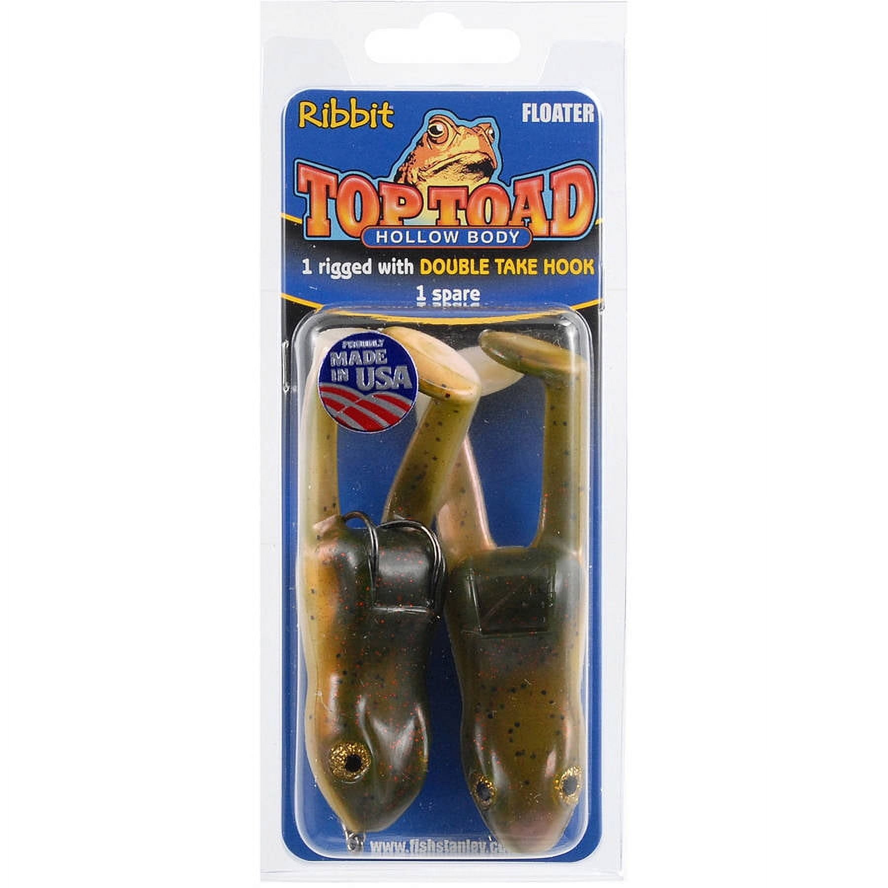 Stanley SRFT2-204 Top Toad Rigged Hollow Body Frog 4 1 3/4 oz 5/0