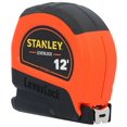 thumbnail image 1 of Stanley STHT30813S Leverlock Hi-Vis Tru-Zero Hook Measuring Tape, 1/2" x 12 ft., 1 of 4