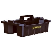 Stanley STST41001 19.34" X 13" X 7.6" Black Portable Storage Tote Tray - Quantity 2