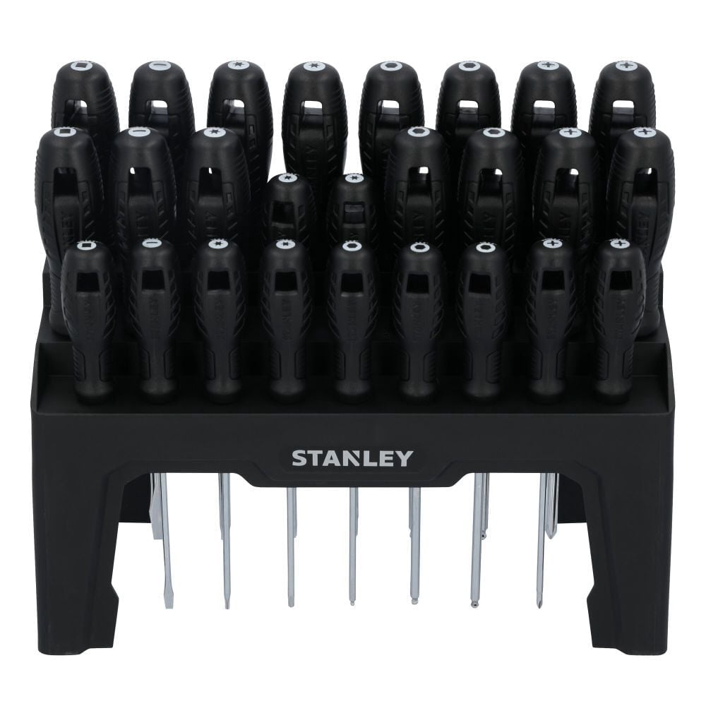 Stanley Screwdriver Set With Stand 26Pc