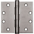 thumbnail image 1 of Stanley Security FBB191432D 4 x 4 in. Ball Bearing Square Corner Mortise Single Door Hinge, Satin Stainless Steel, 1 of 1